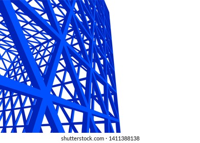 Structure building construction. Industrial background