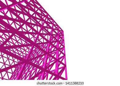 Structure building construction. Industrial background