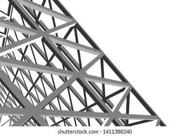 Structure building construction. Industrial background