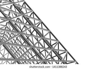 Structure building construction. Industrial background