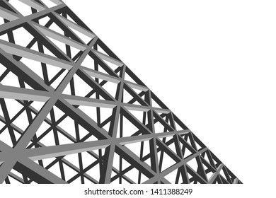 Structure building construction. Industrial background