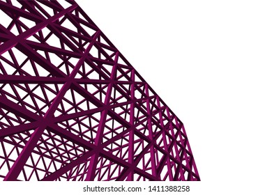 Structure building construction. Industrial background