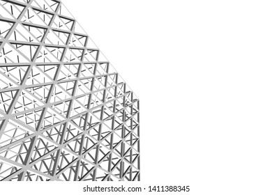 Structure building construction. Industrial background