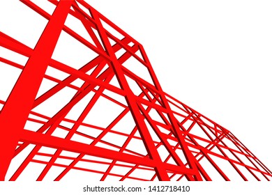 structure building construction. Industrial background
