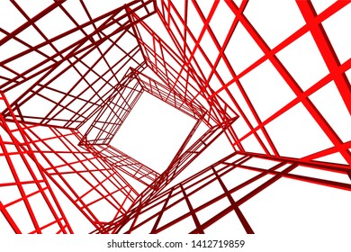 structure building construction. Industrial background