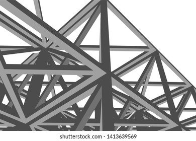 Structure building construction. Industrial background