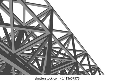 Structure building construction. Industrial background