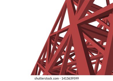Structure building construction. Industrial background