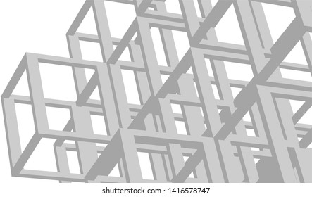 Structure building construction. Industrial background