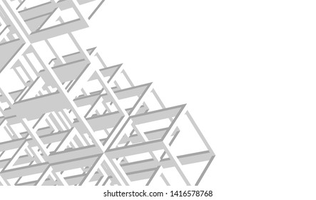 Structure building construction. Industrial background