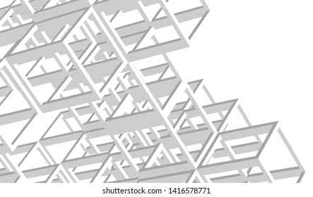 Structure building construction. Industrial background