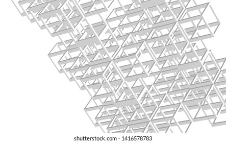 Structure building construction. Industrial background