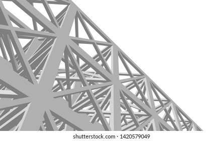 Structure building construction. Industrial background