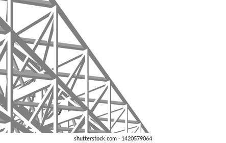 Structure building construction. Industrial background