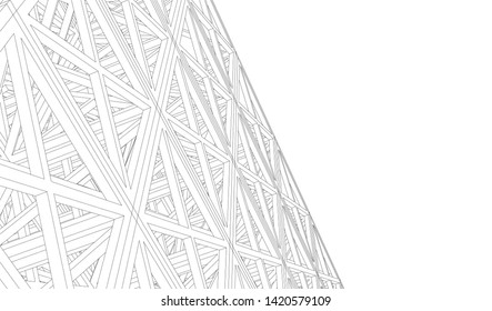 Structure building construction. Industrial background