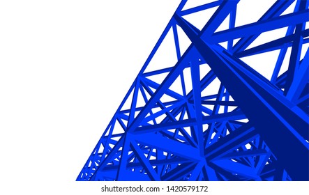 Structure building construction. Industrial background