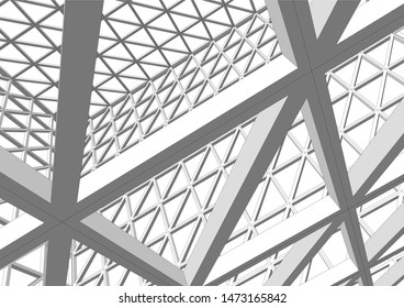 Structure building construction. Industrial background
