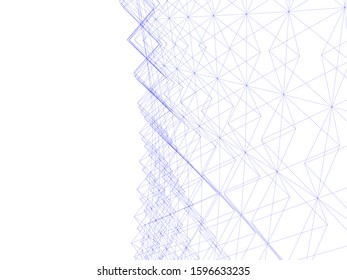 Structure building construction. Industrial background