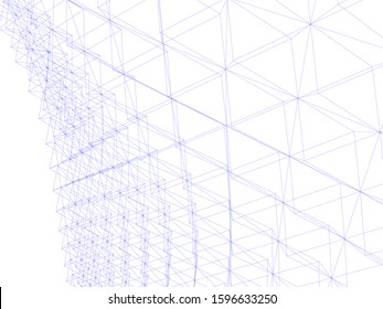 Structure building construction. Industrial background