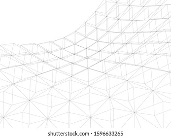 Structure building construction. Industrial background