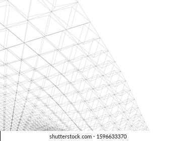 Structure building construction. Industrial background