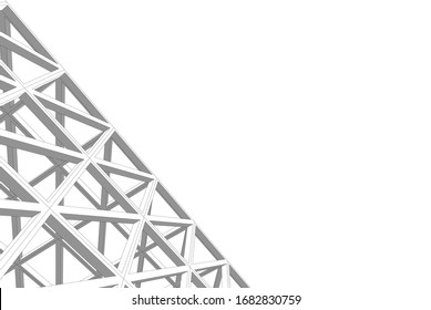 structure building construction. Industrial background