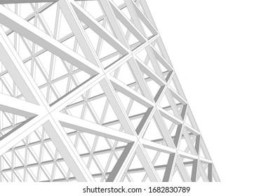 structure building construction. Industrial background