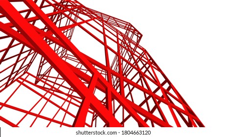 structure building construction. Industrial background