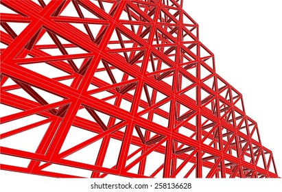 structure building construction. Industrial background
