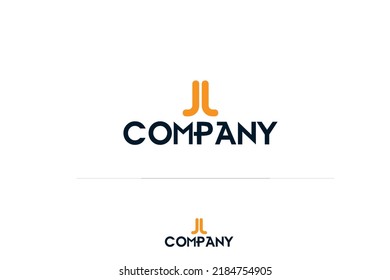 structure consisting of letter l minimal logo design