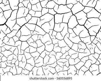 structure of the cracked earth a vector a background