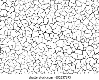 structure of the cracked earth a vector a background