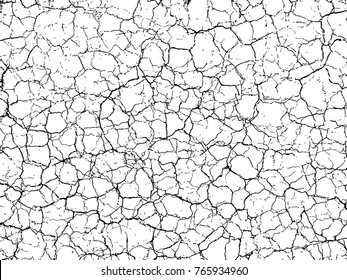 structure of the cracked earth a vector a background