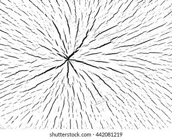 structure of cracks of wood vector