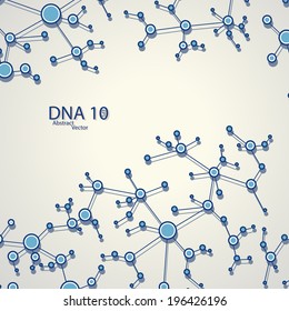 Structure of DNA eps10, vector elegant  illustration