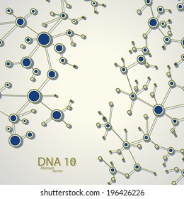 Structure of DNA eps10, vector elegant  illustration