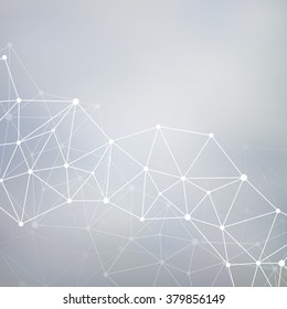 The structure of the DNA molecule and neurons. Vector illustration