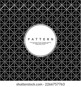 Structure geometric line and circle abstract pattern vector. Round lines pattern