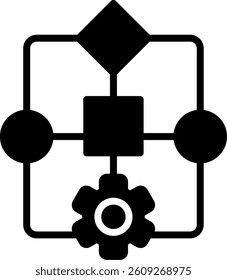 Structure Glyph Icon Vector Design