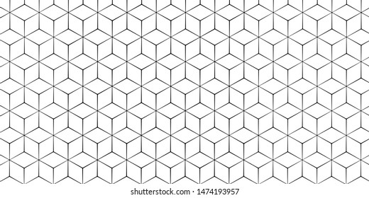 structure hexagonal line geometric pattern background	