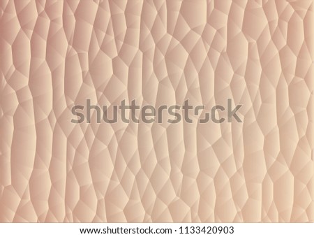 structure of human skin polygonal illustration