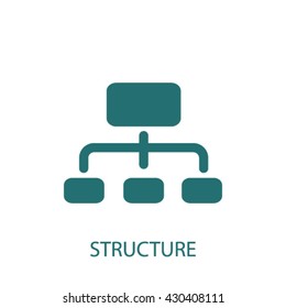 Structure Icon Stock Vector (Royalty Free) 430408111 | Shutterstock