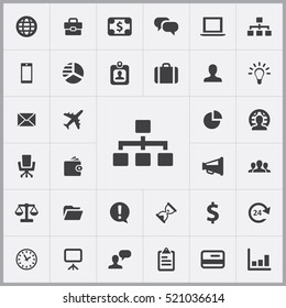 structure icon. Business icons universal set for web and mobile