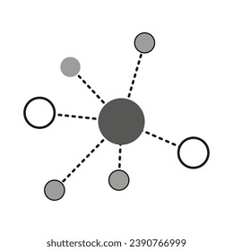 Structure icon from business. Vector illustration. EPS 10.