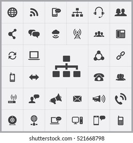 structure icon. communication icons universal set for web and mobile