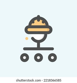  structure icon, isolated Labour colored outline icon in light blue background, perfect for website, blog, logo, graphic design, social media, UI, mobile app