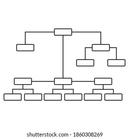 structure icon. simple outline structure vector icon,