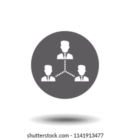 structure icon. simple structure vector icon. on white background.