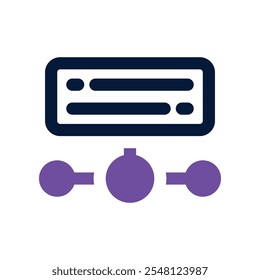 Struktursymbol. Vektorsymbol mit zwei Tönen für Ihre Website, Ihr Handy, Ihre Präsentation und Ihr Logo-Design.