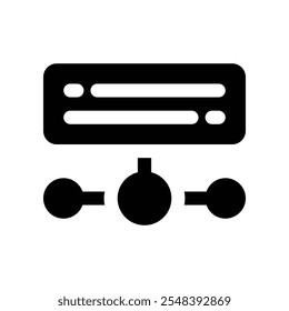 structure icon. vector glyph icon for your website, mobile, presentation, and logo design.